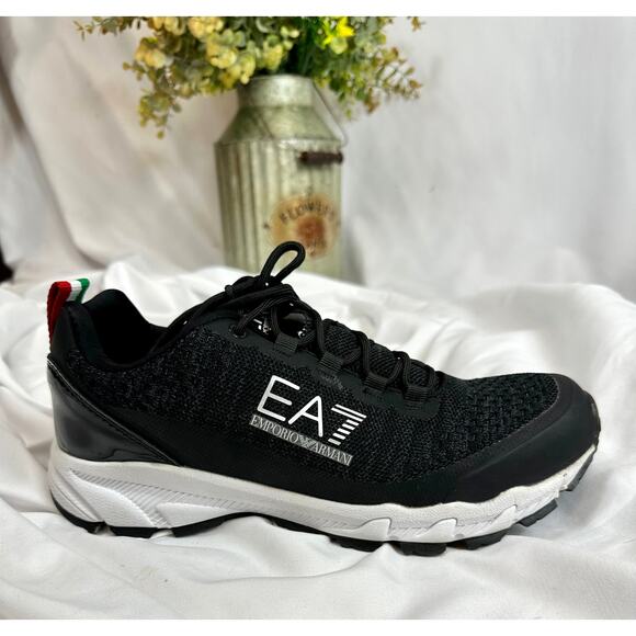Emporio Armani Ea7 Crusher Distance Trainers Sneakers Mens Black 8 main image 7